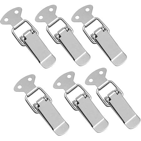 stainless steel box clasp|6 Packs Stainless Steel Spring Loaded Toggle Latch .